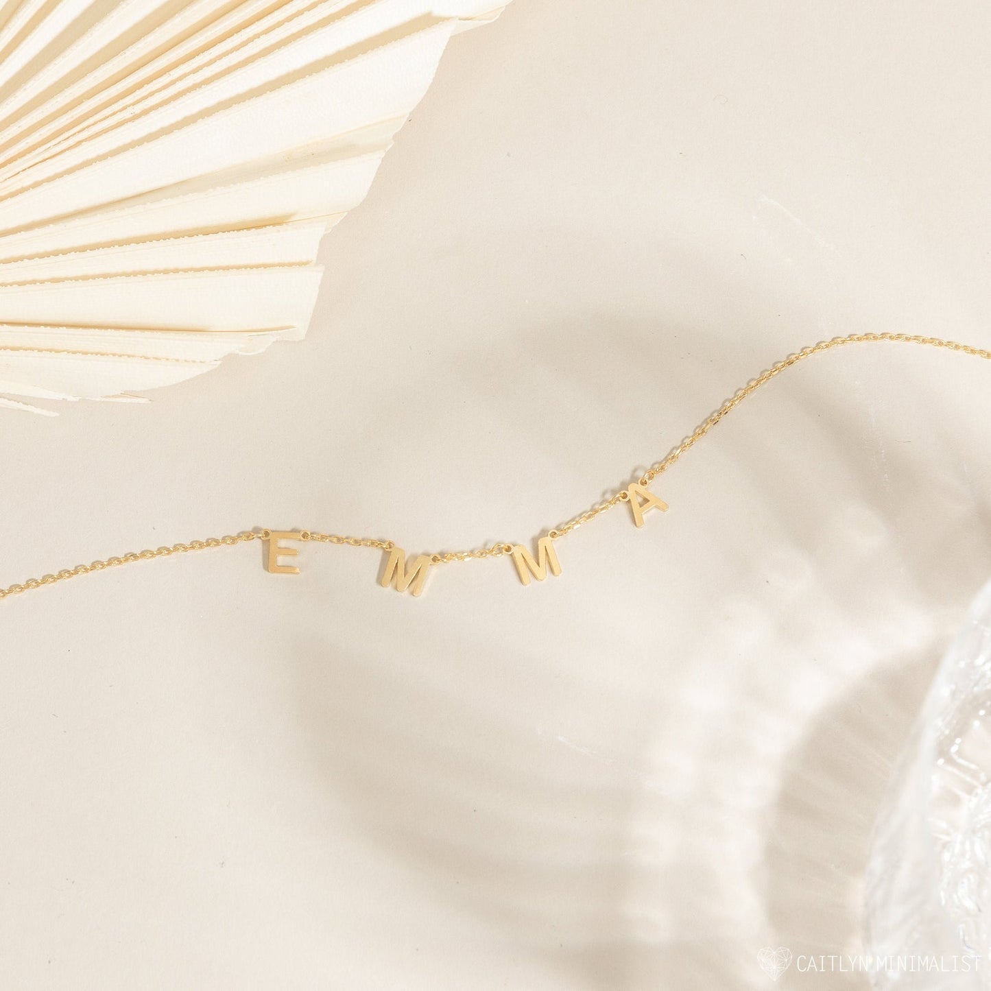 Name Necklace with Letters - Personalized Necklace
