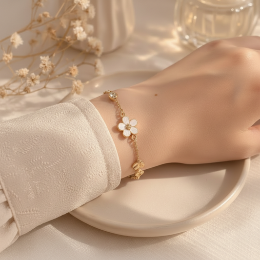 Gold Plated Stainless Steel Bracelet