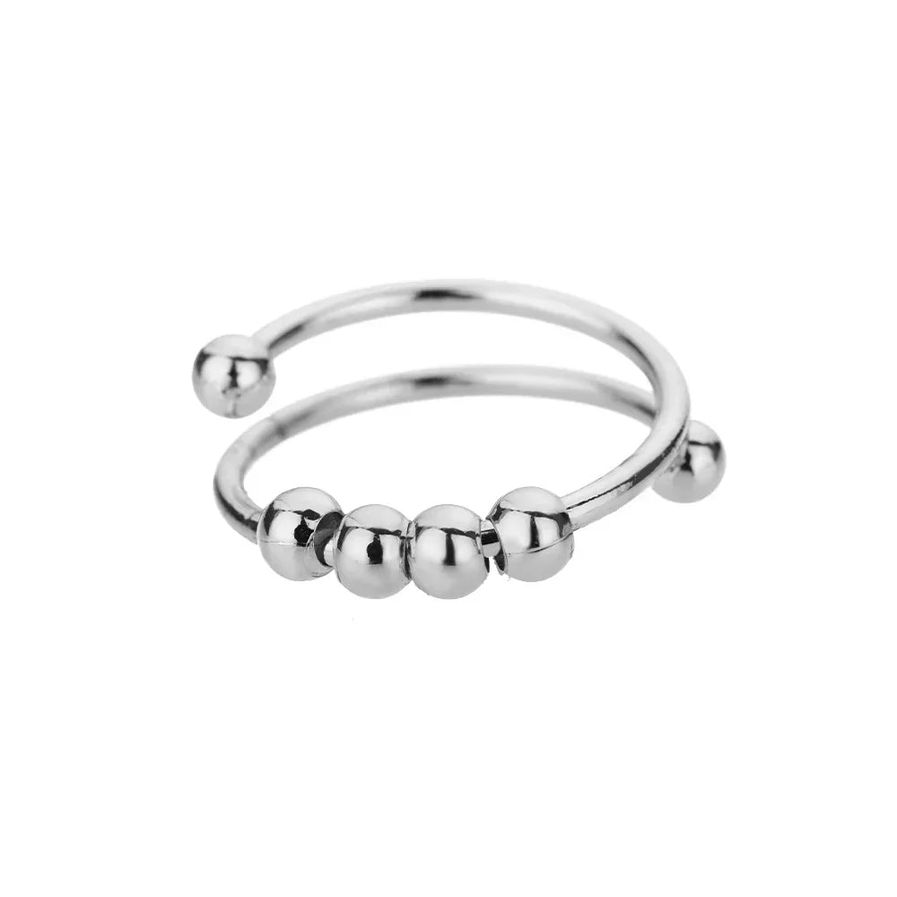 Maelis – Anti-Stress Ring with Spinning Beads