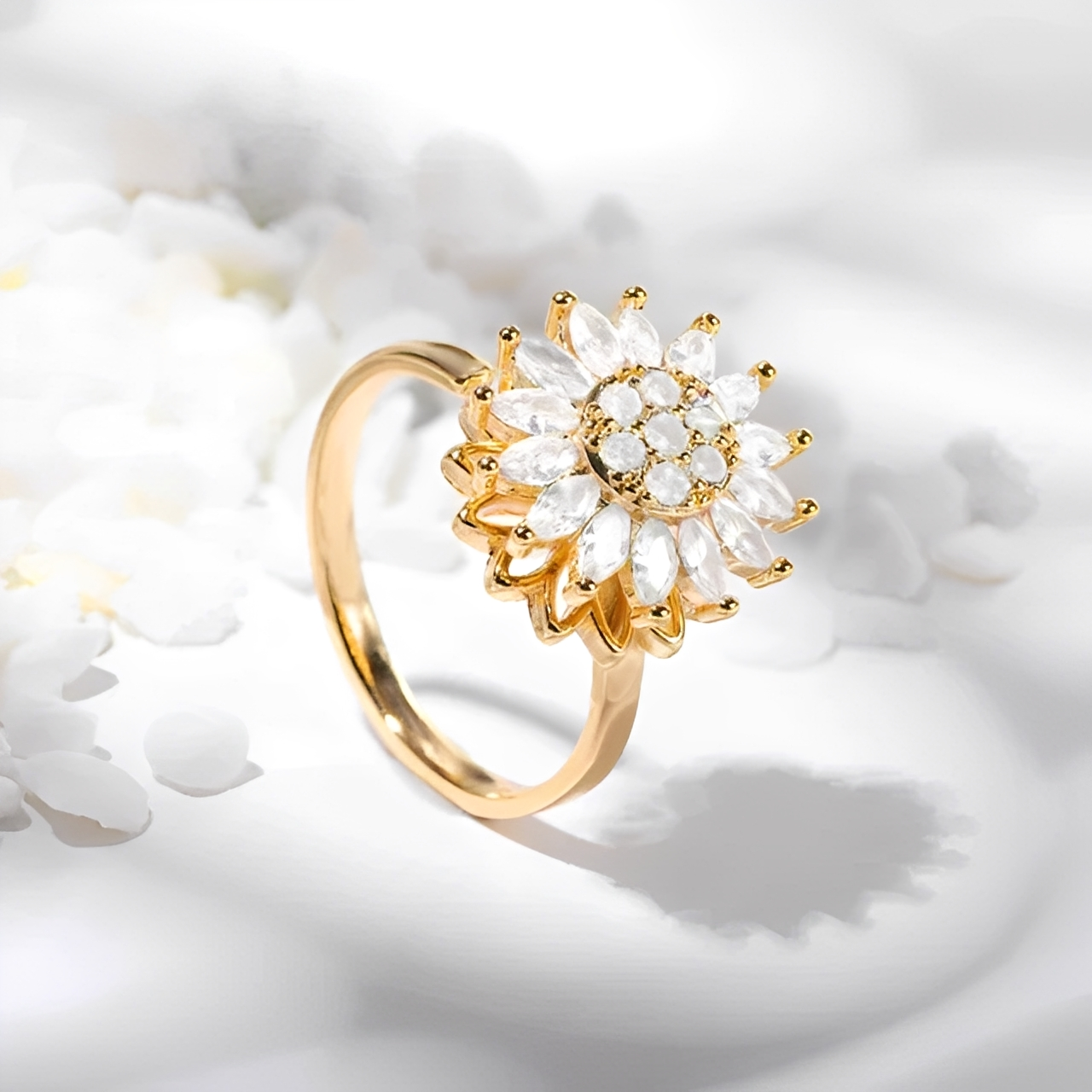 Solaya – Anti-Stress Sunflower Ring