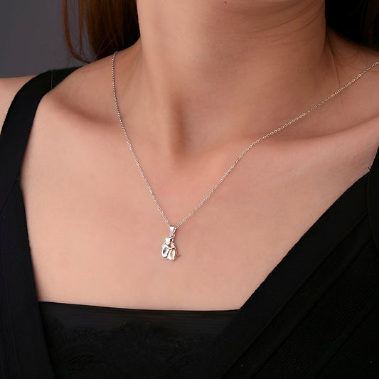 Neko – Necklace Pendant Hug Dog and Owner