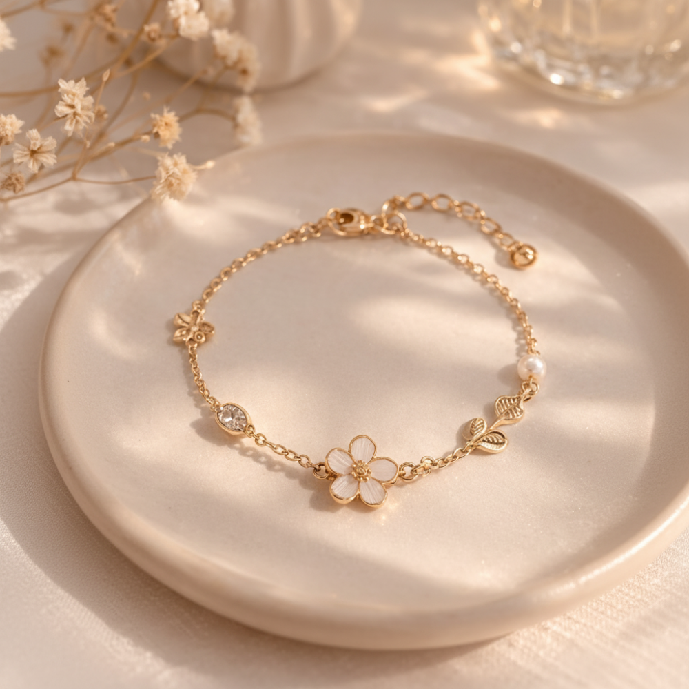 Gold Plated Stainless Steel Bracelet