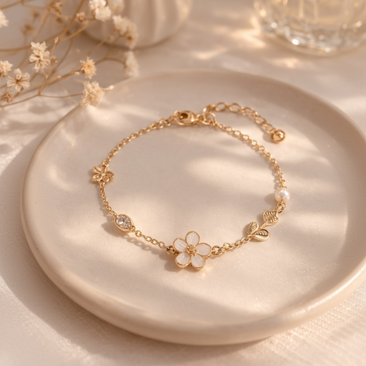 Gold Plated Stainless Steel Bracelet