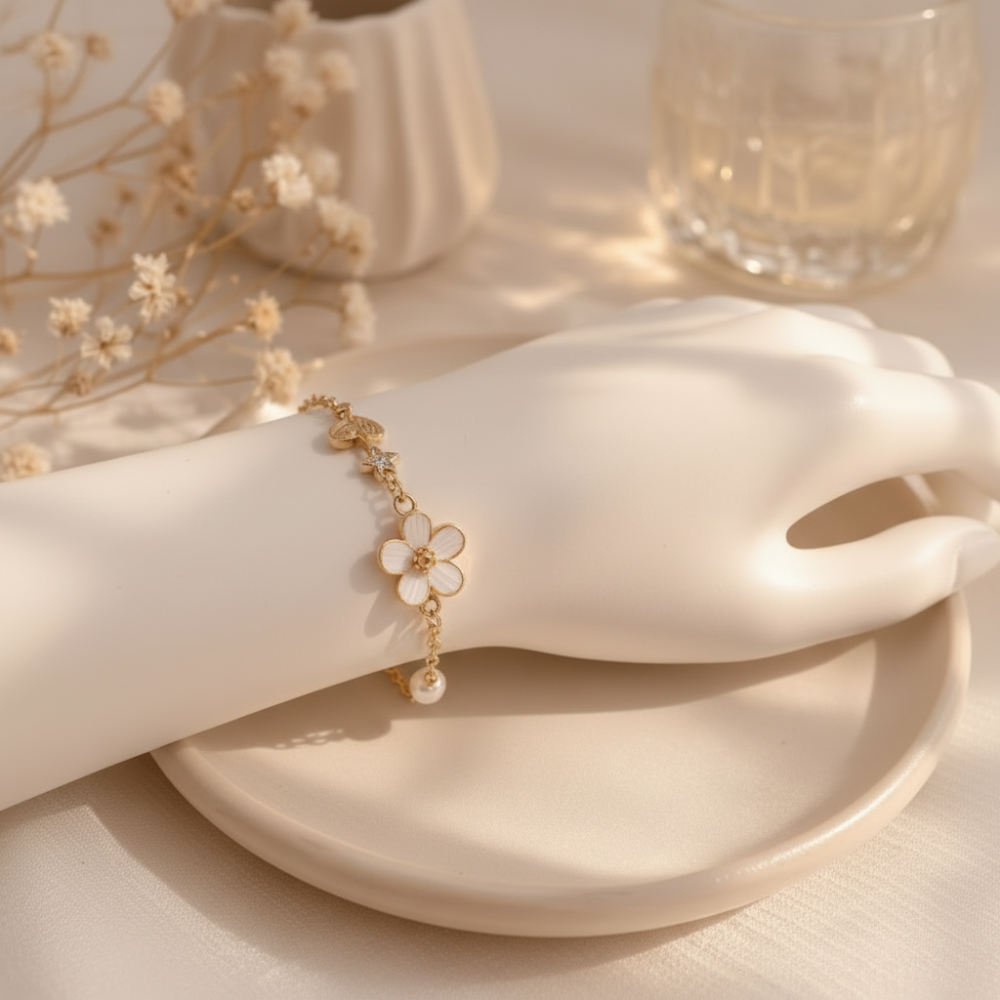 Gold Plated Stainless Steel Bracelet
