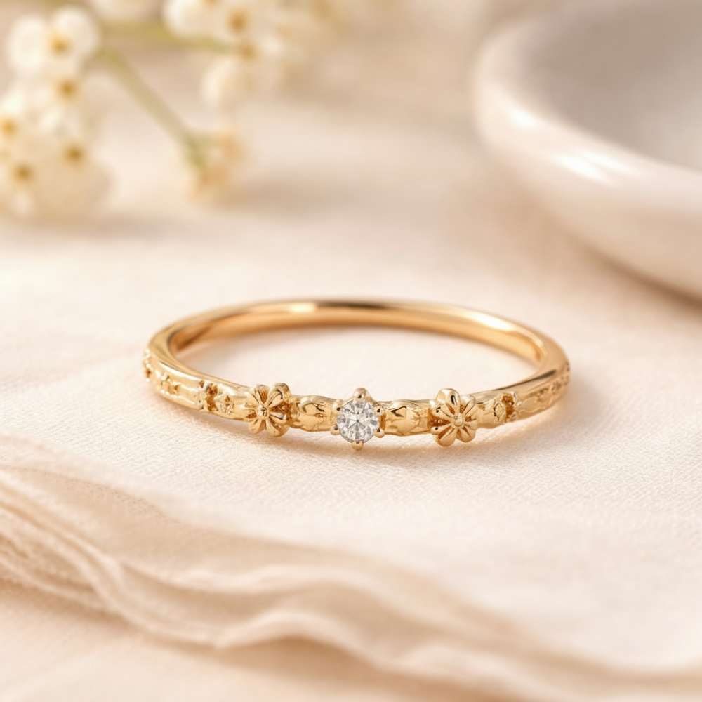Gold Plated Stainless Steel Ring