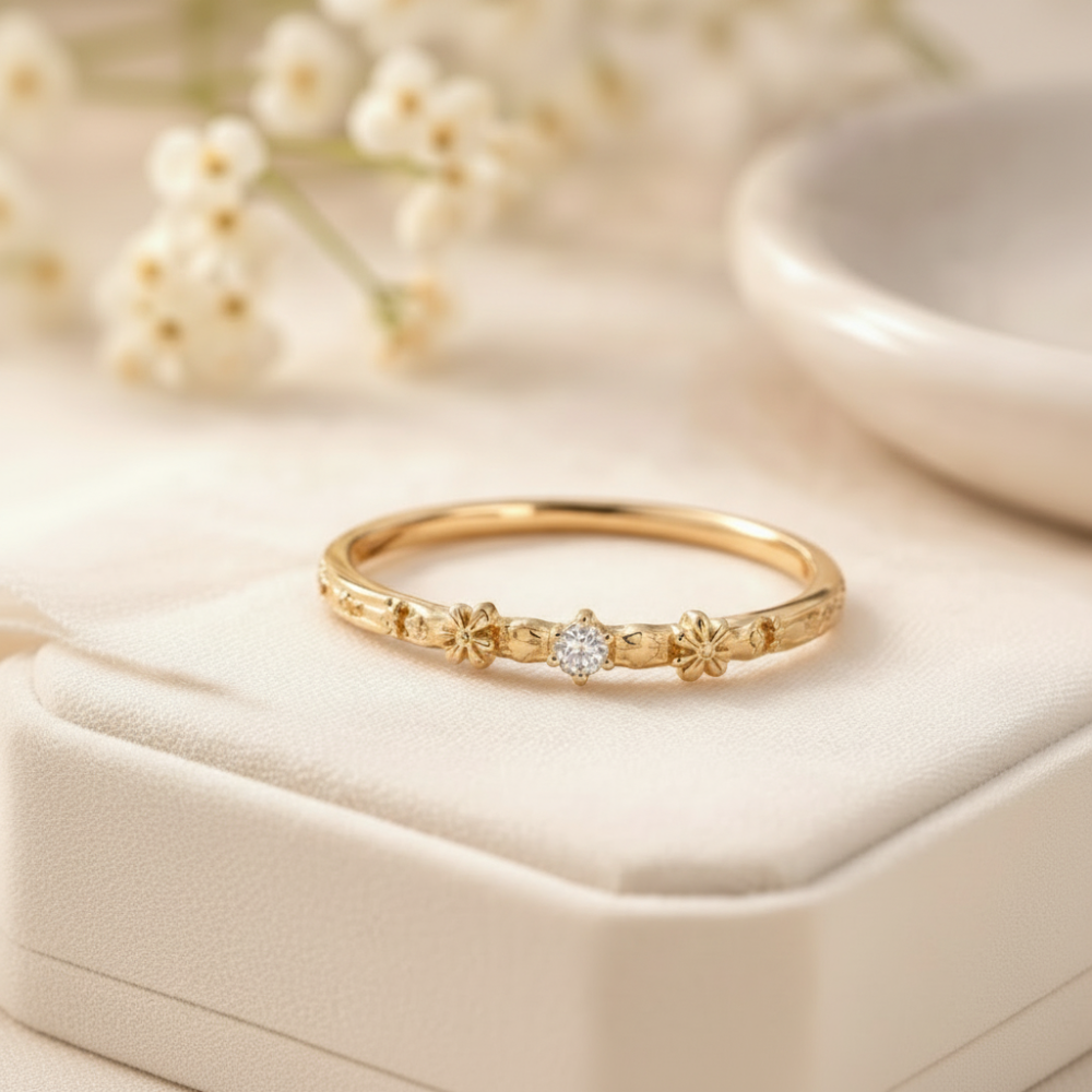 Gold Plated Stainless Steel Ring